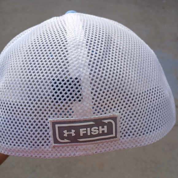 Under Armour Men's Fish Hook 2.0 Fishing Cap - Carolina Blue - Size L-XL - Picture 3 of 8